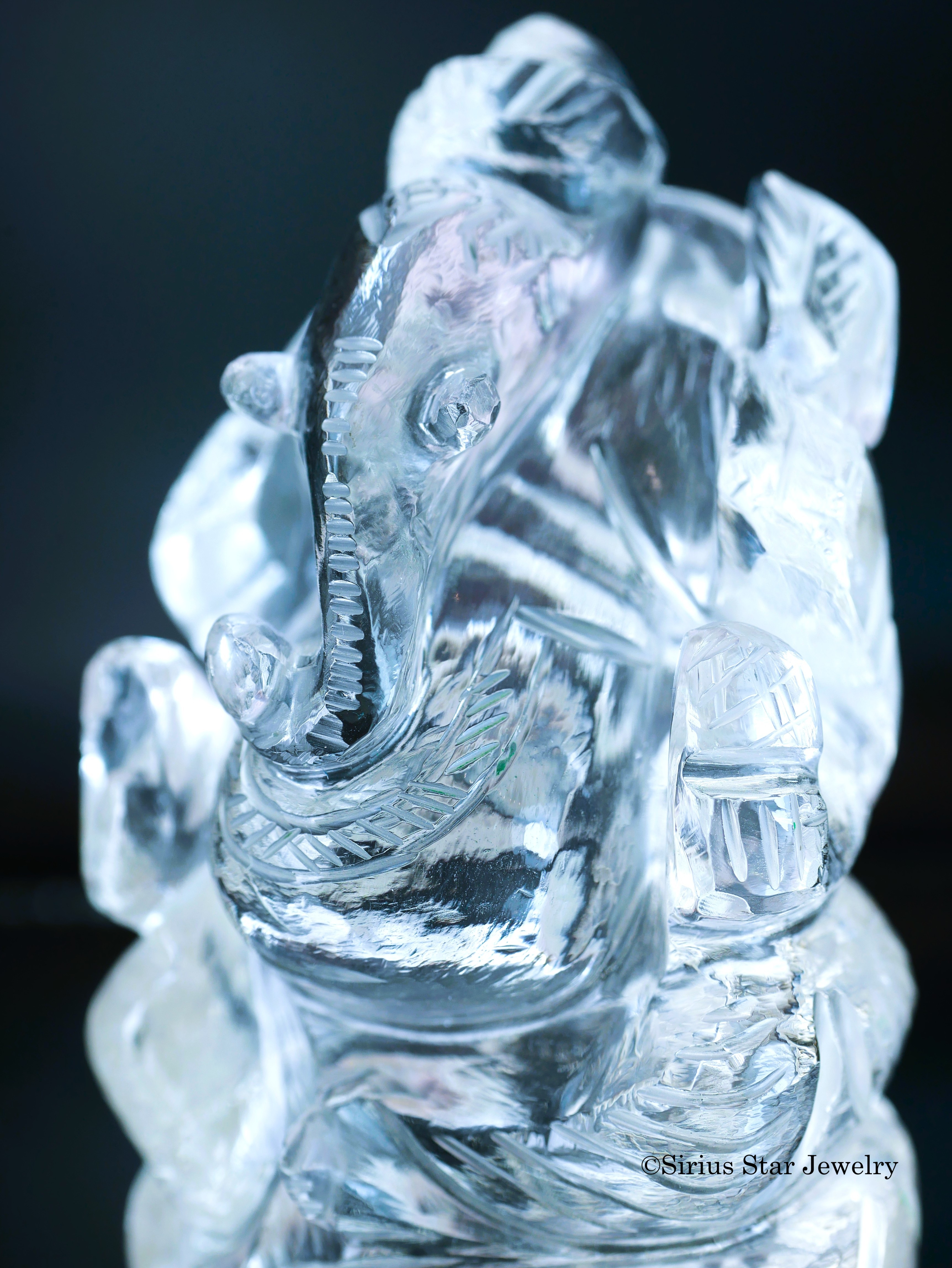 【5Aヒマラヤ産水晶ガネーシャ】