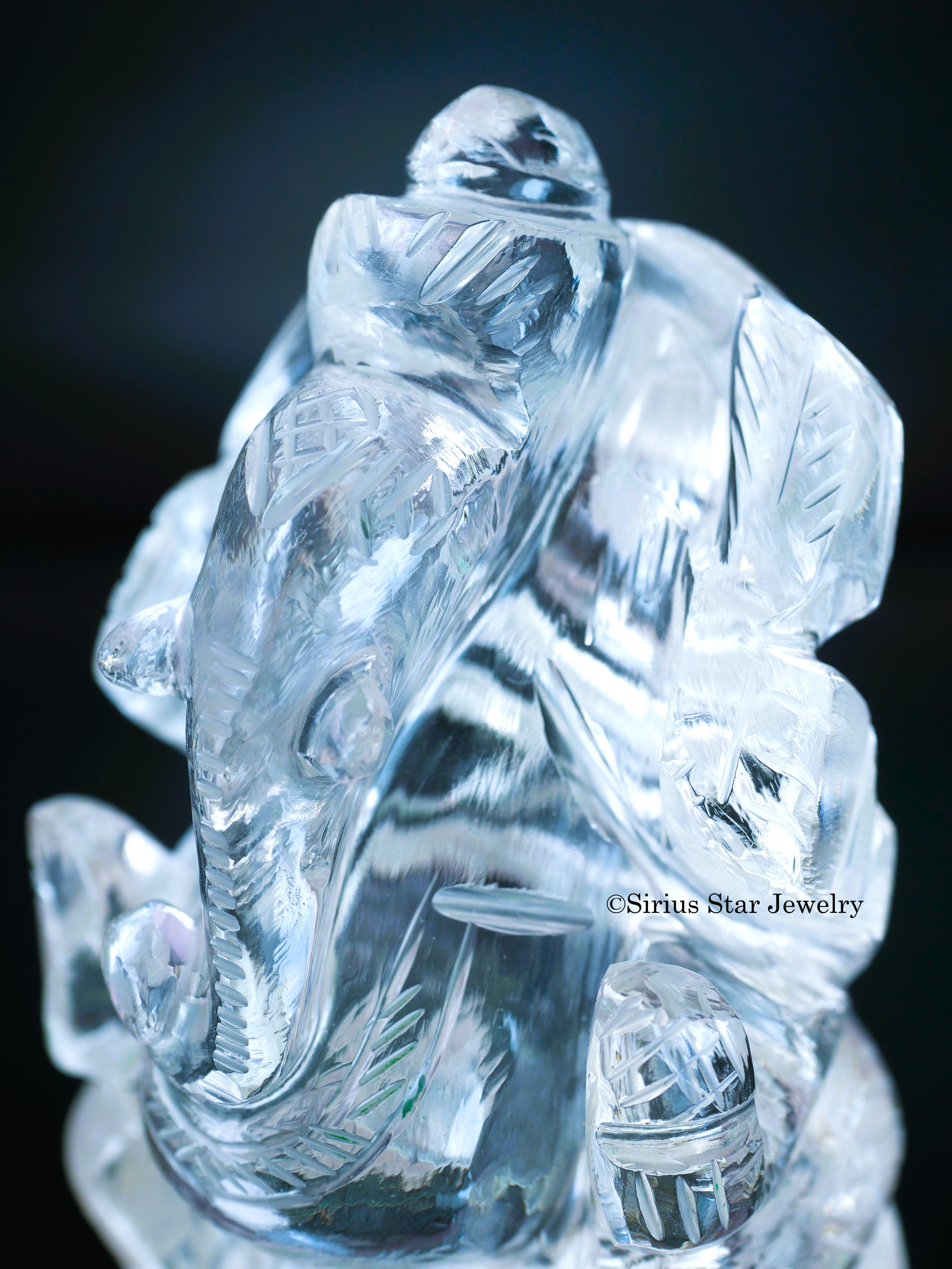 5Aヒマラヤ産水晶ガネーシャ】｜シリウスストーンジュエリー