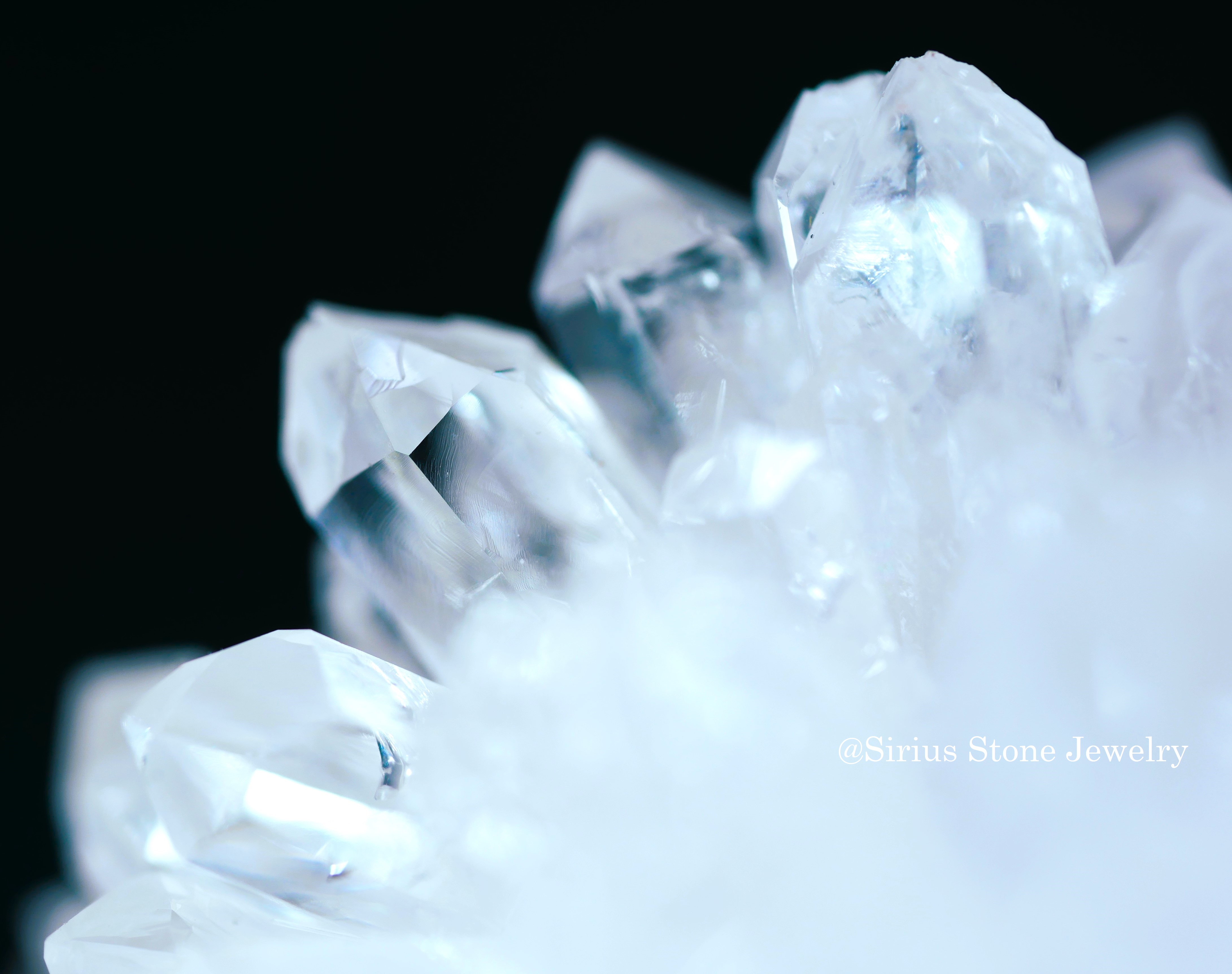 菊花水晶クラスター　