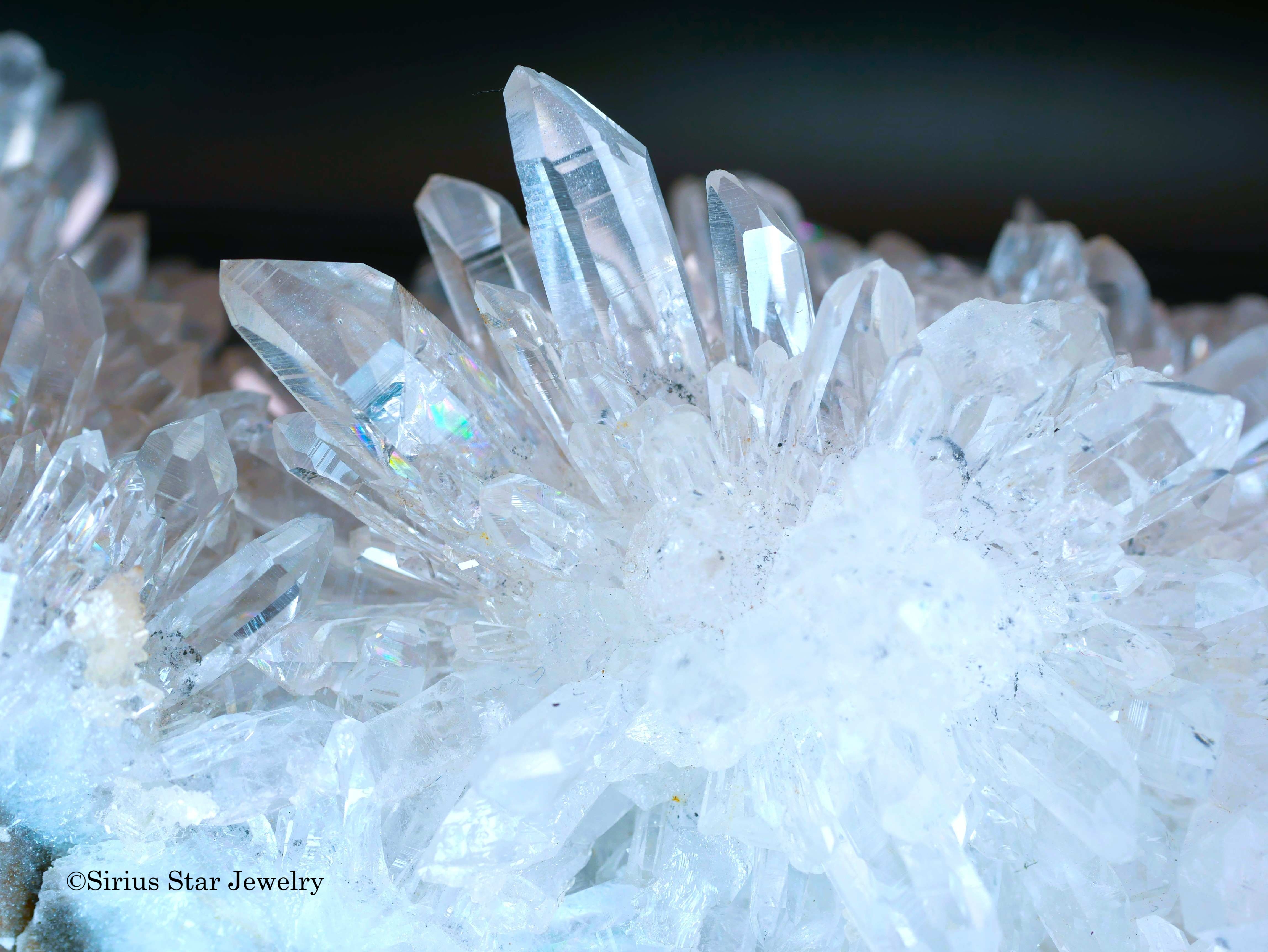 菊花水晶クラスター　