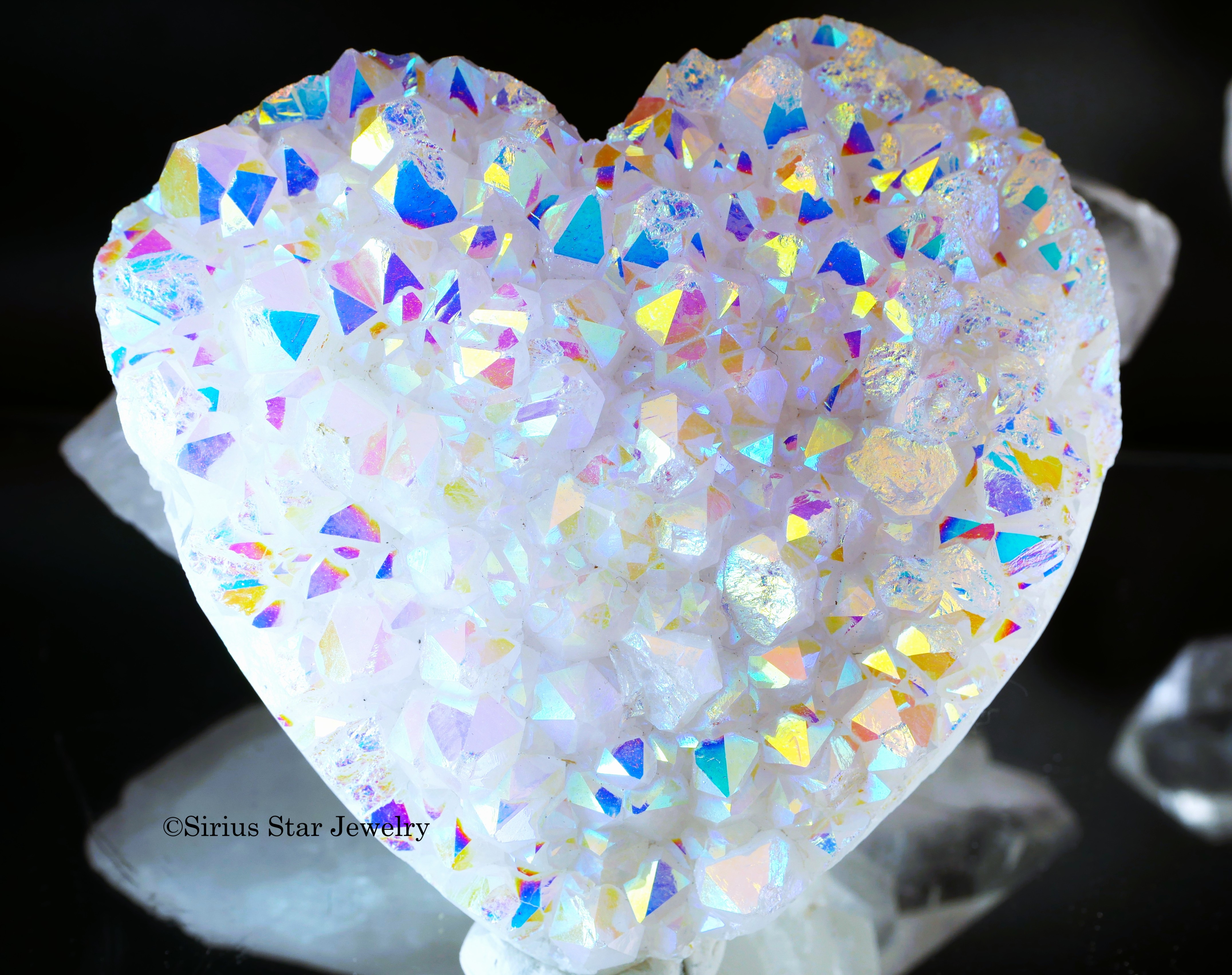 シリウスオーロラクラスター　ハート型　ラージサイズ