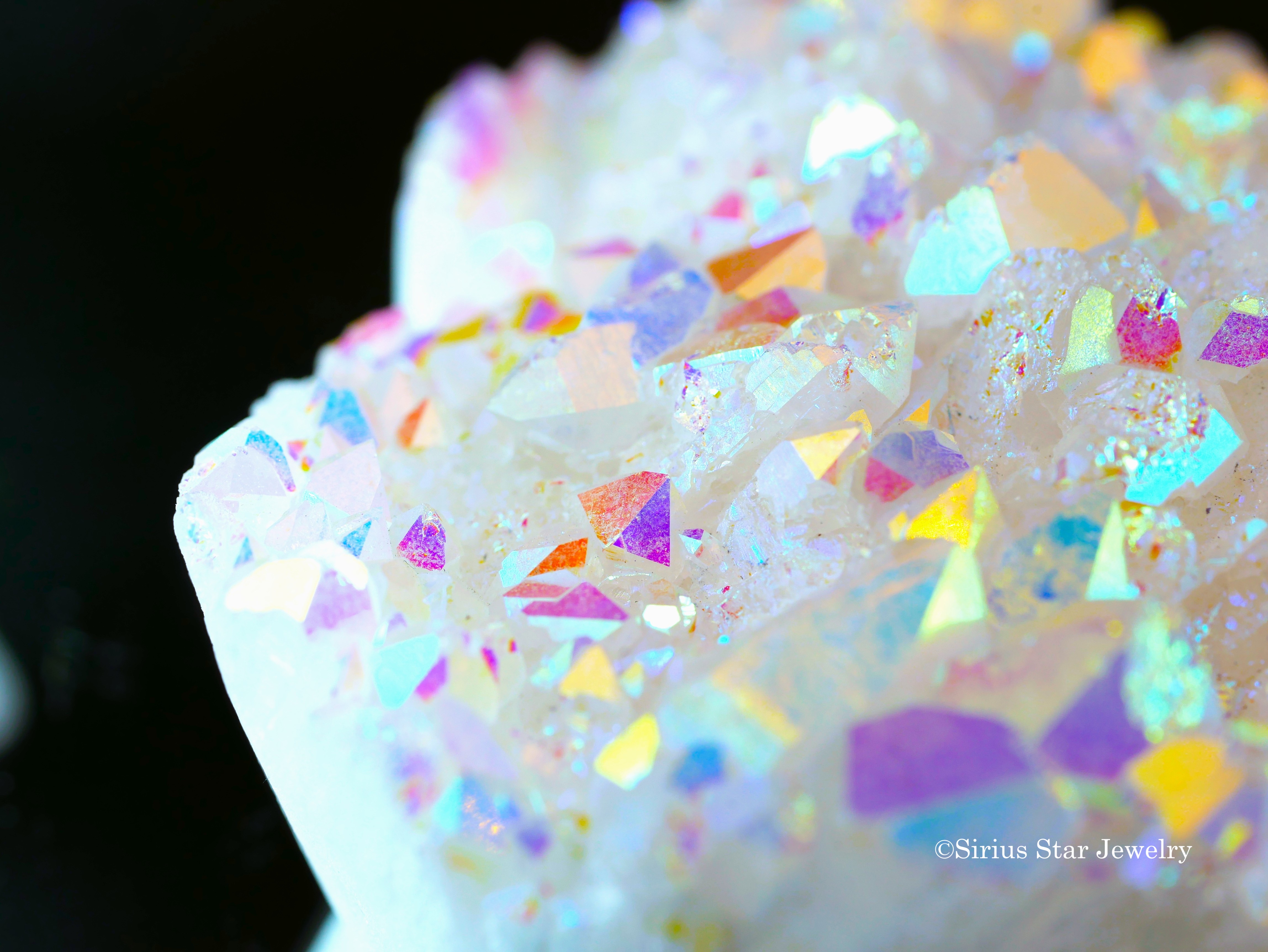 シリウスオーロラクラスター　ハート型　ミディアム