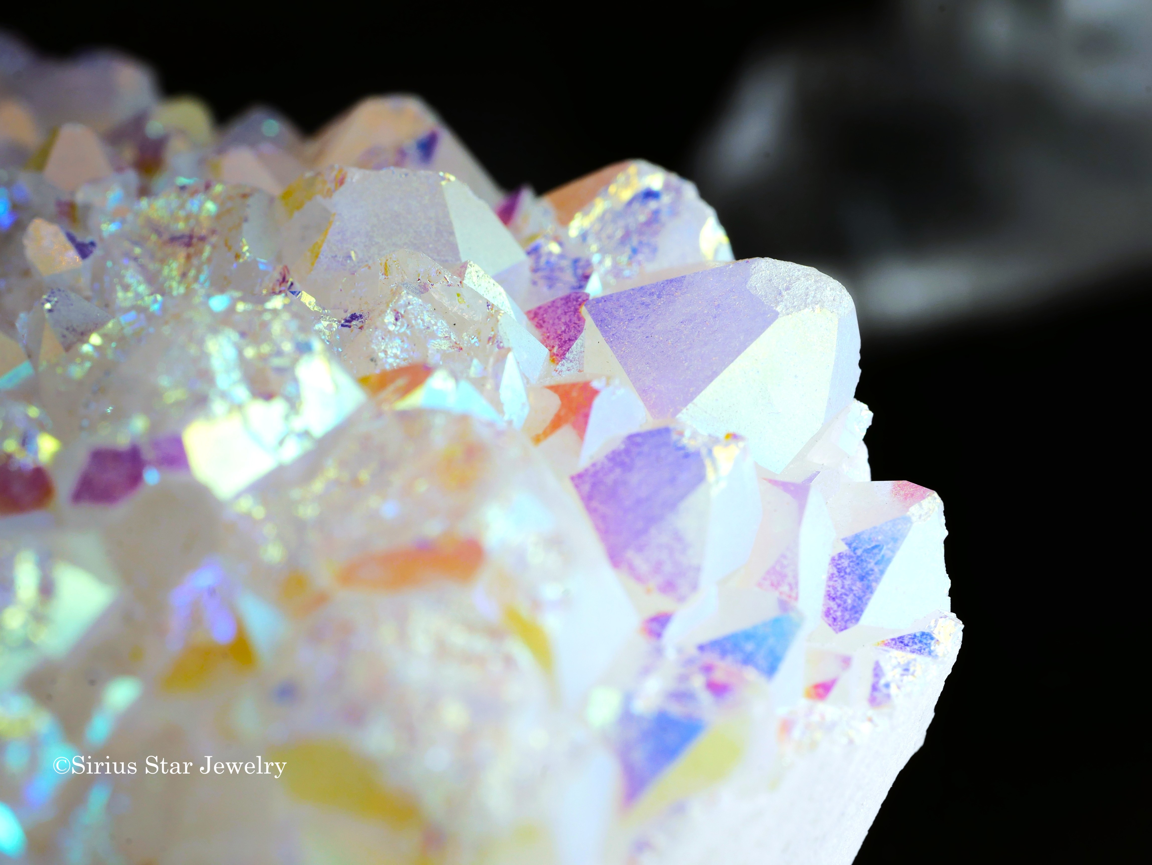 シリウスオーロラクラスター　ハート型　ミディアム