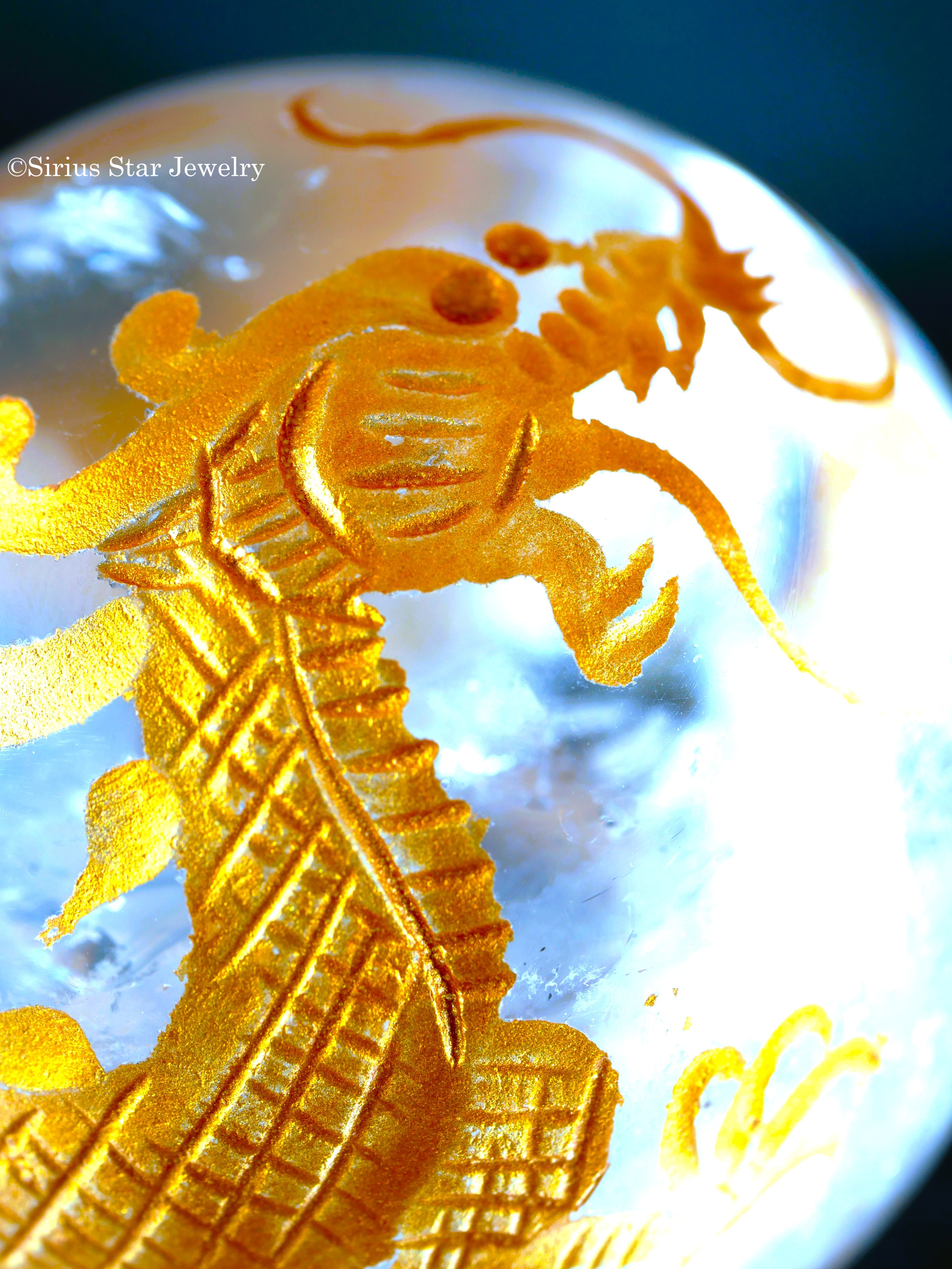 【東の守護神・蒼龍】水晶レインボースフィアー