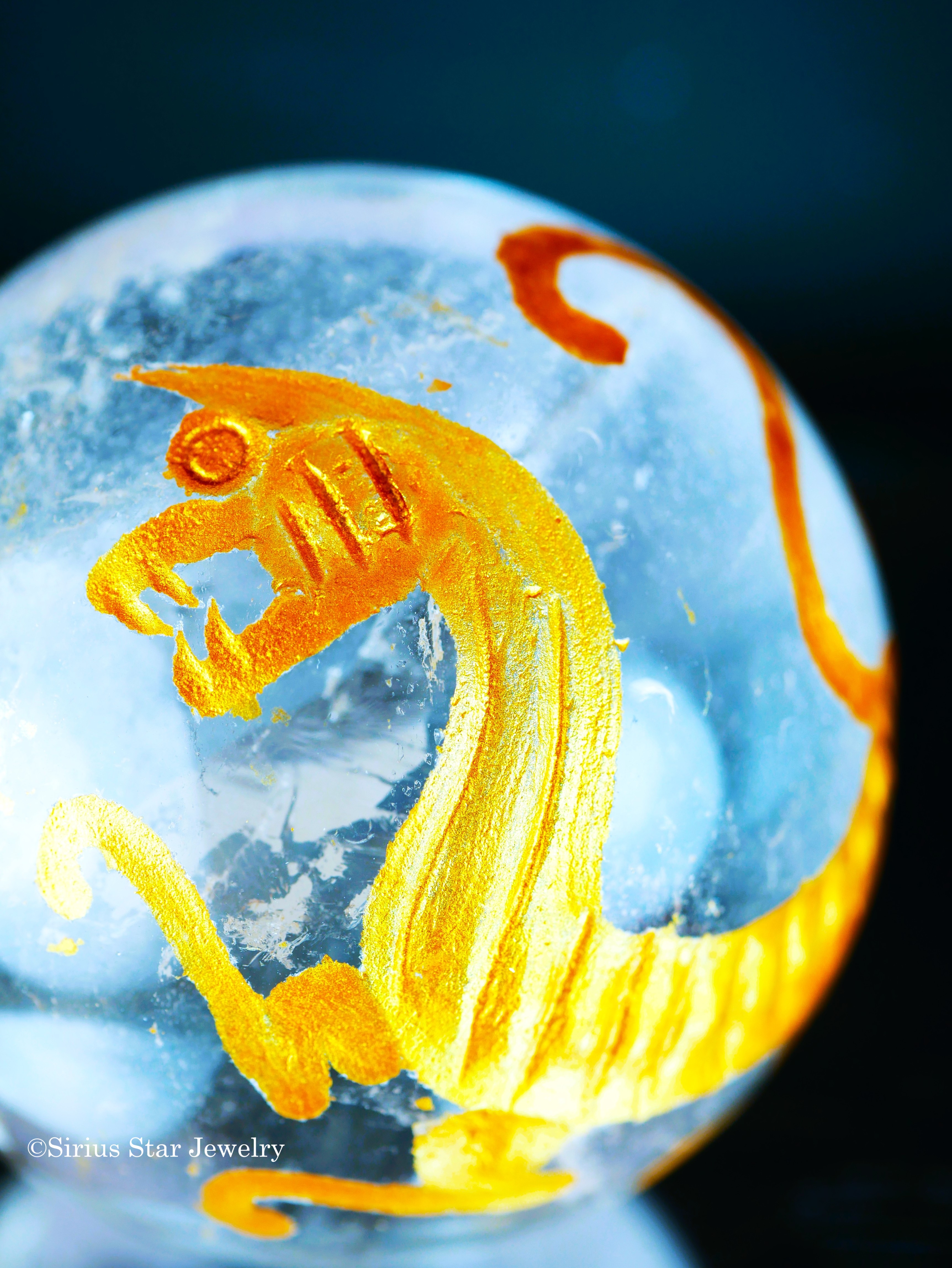 【西の守護神・白虎】水晶レインボースフィアー