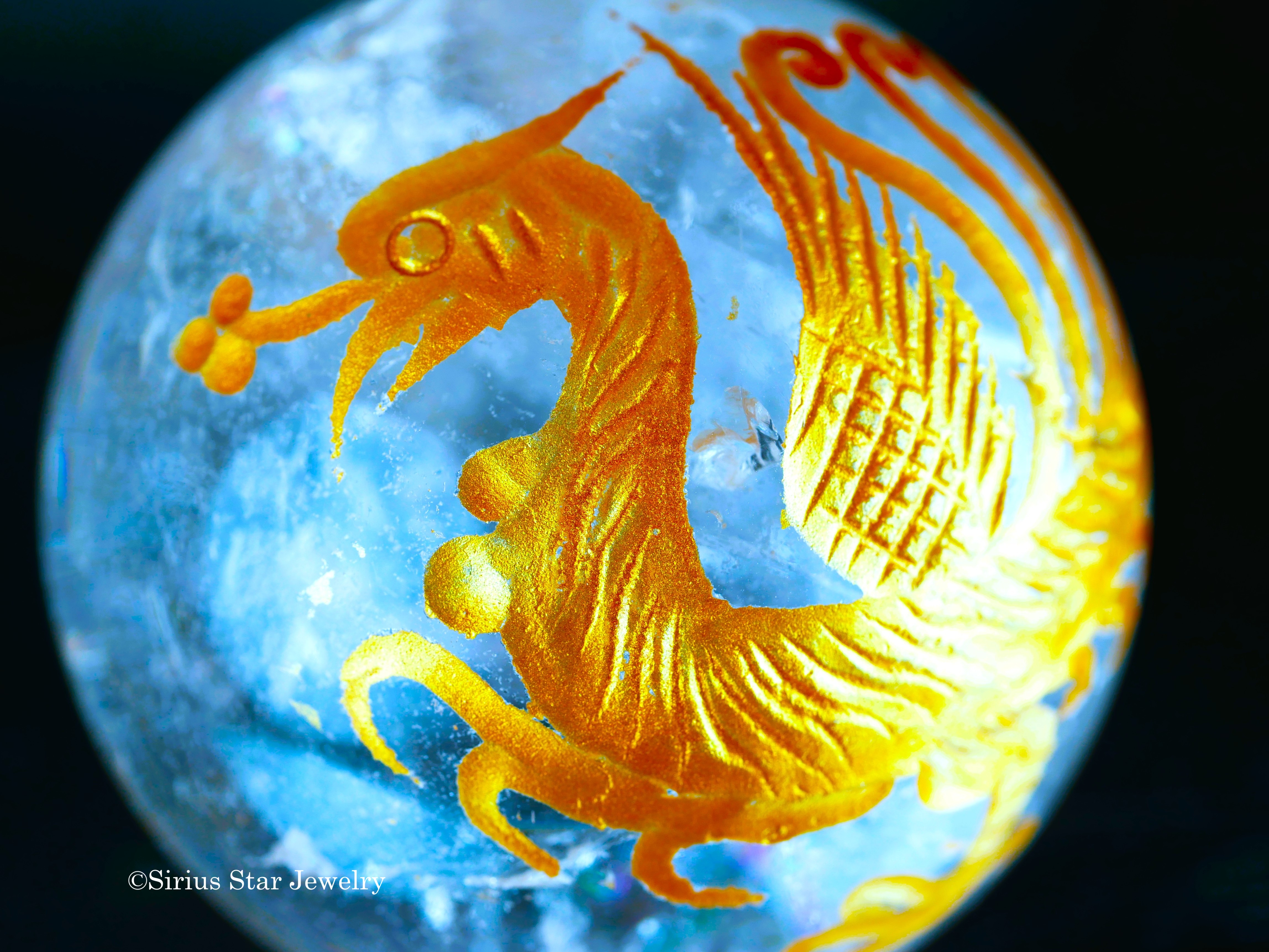 【南の守護神・朱雀】水晶レインボースフィアー