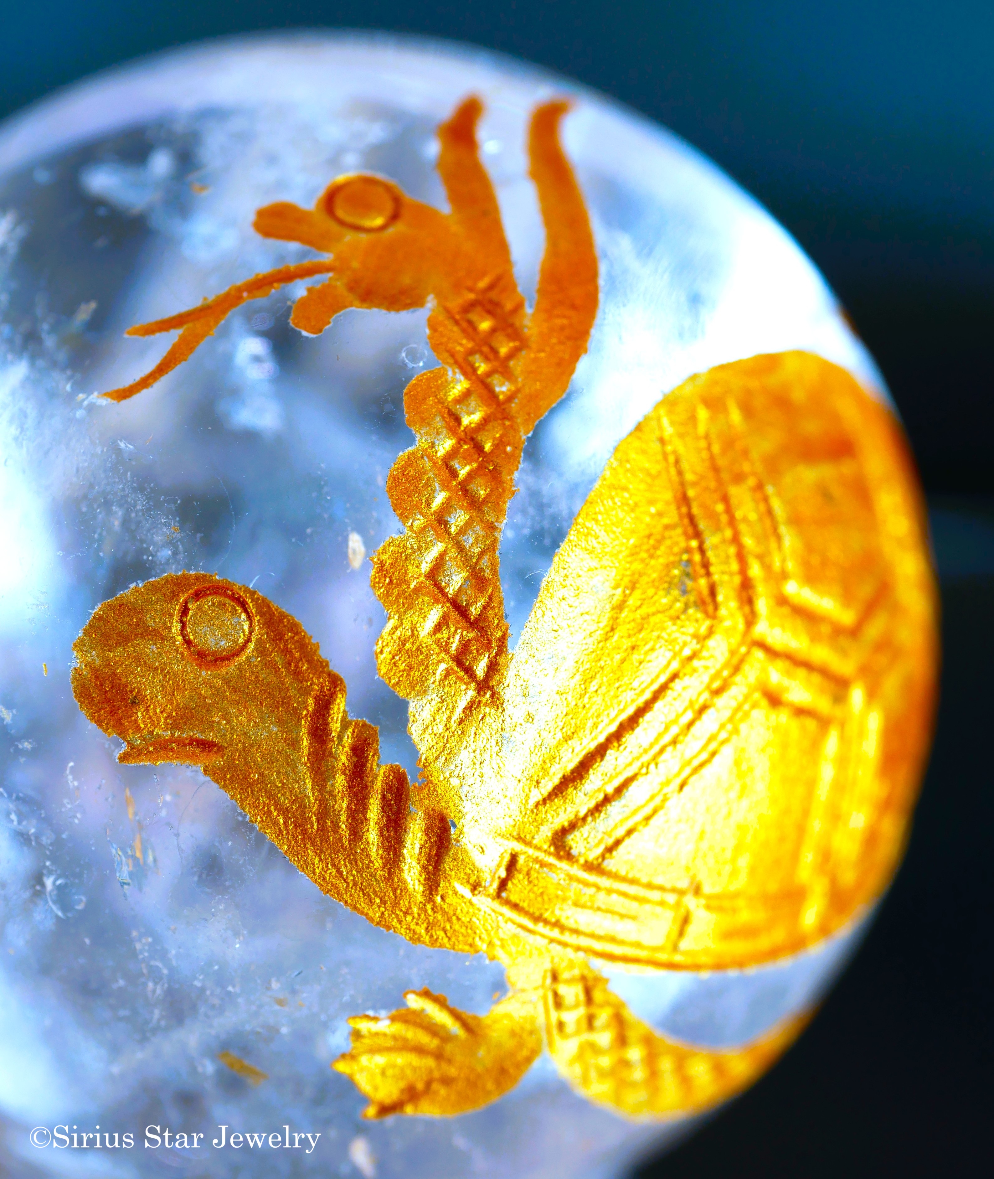 【北の守護神・玄武】水晶レインボースフィアー