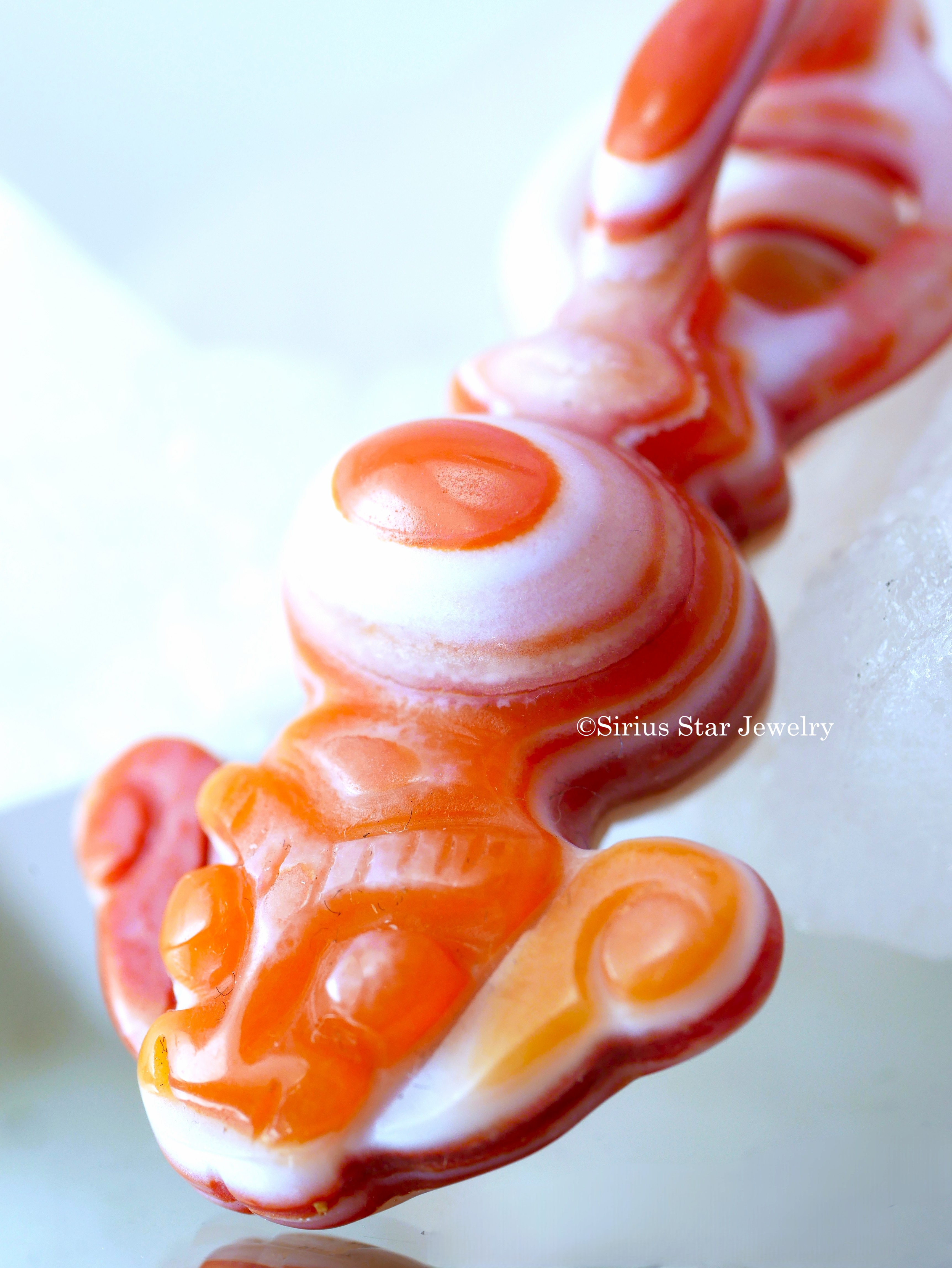 赤天眼石　五鈷杵　元宝