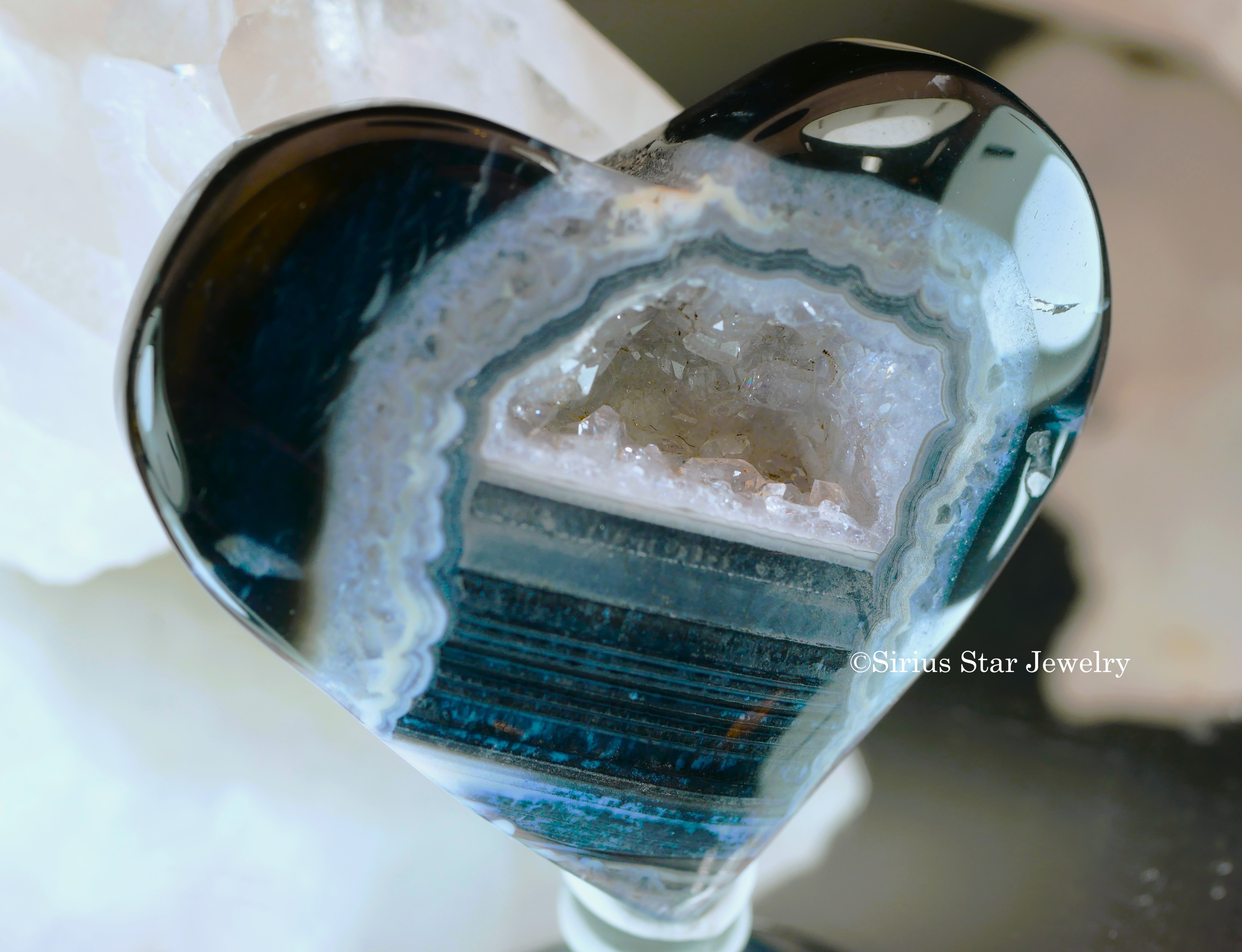 【ブラックサードオニキス】ハート型ミディアム