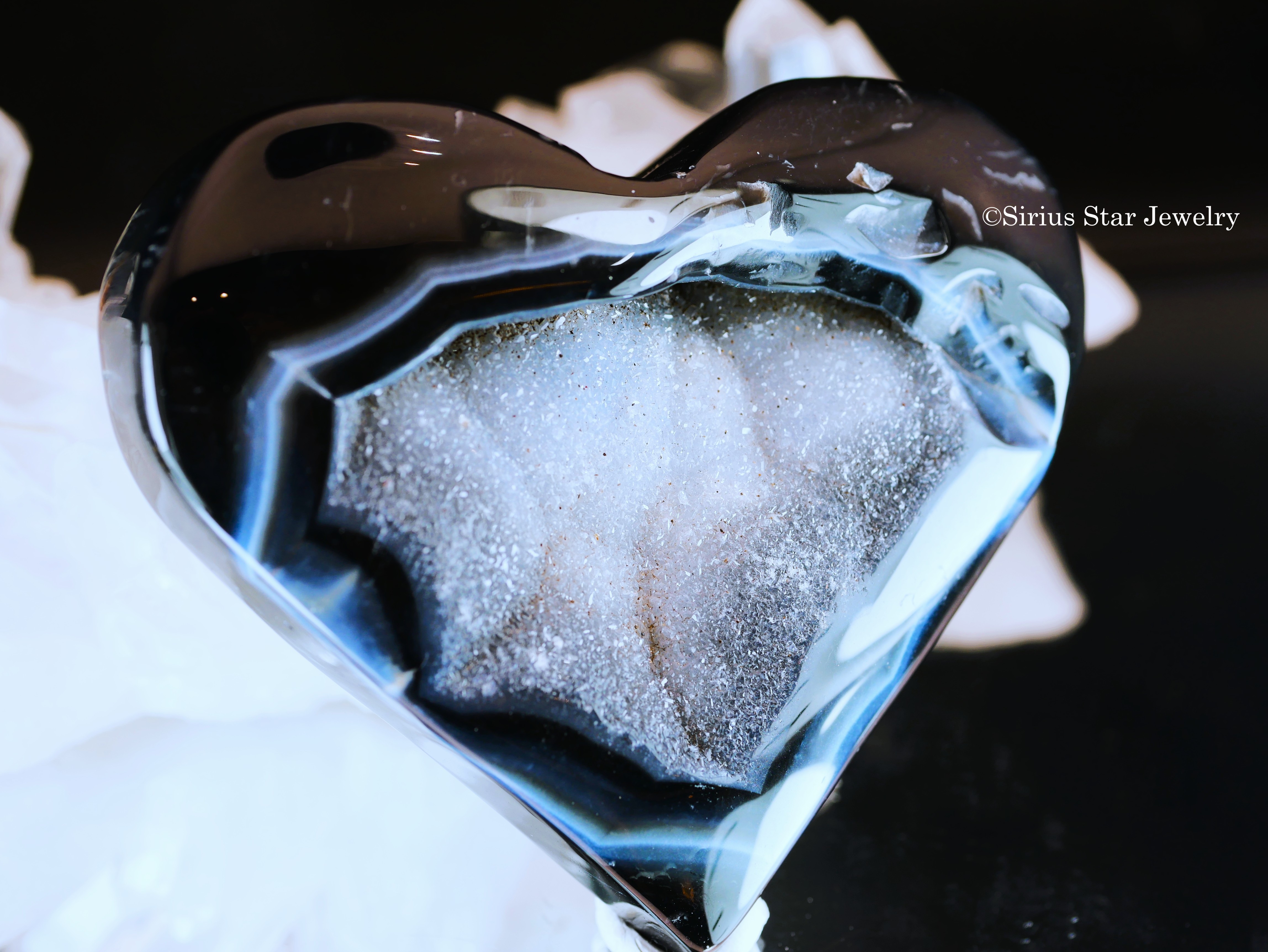 【ブラックサードオニキス】ハート型ラージ