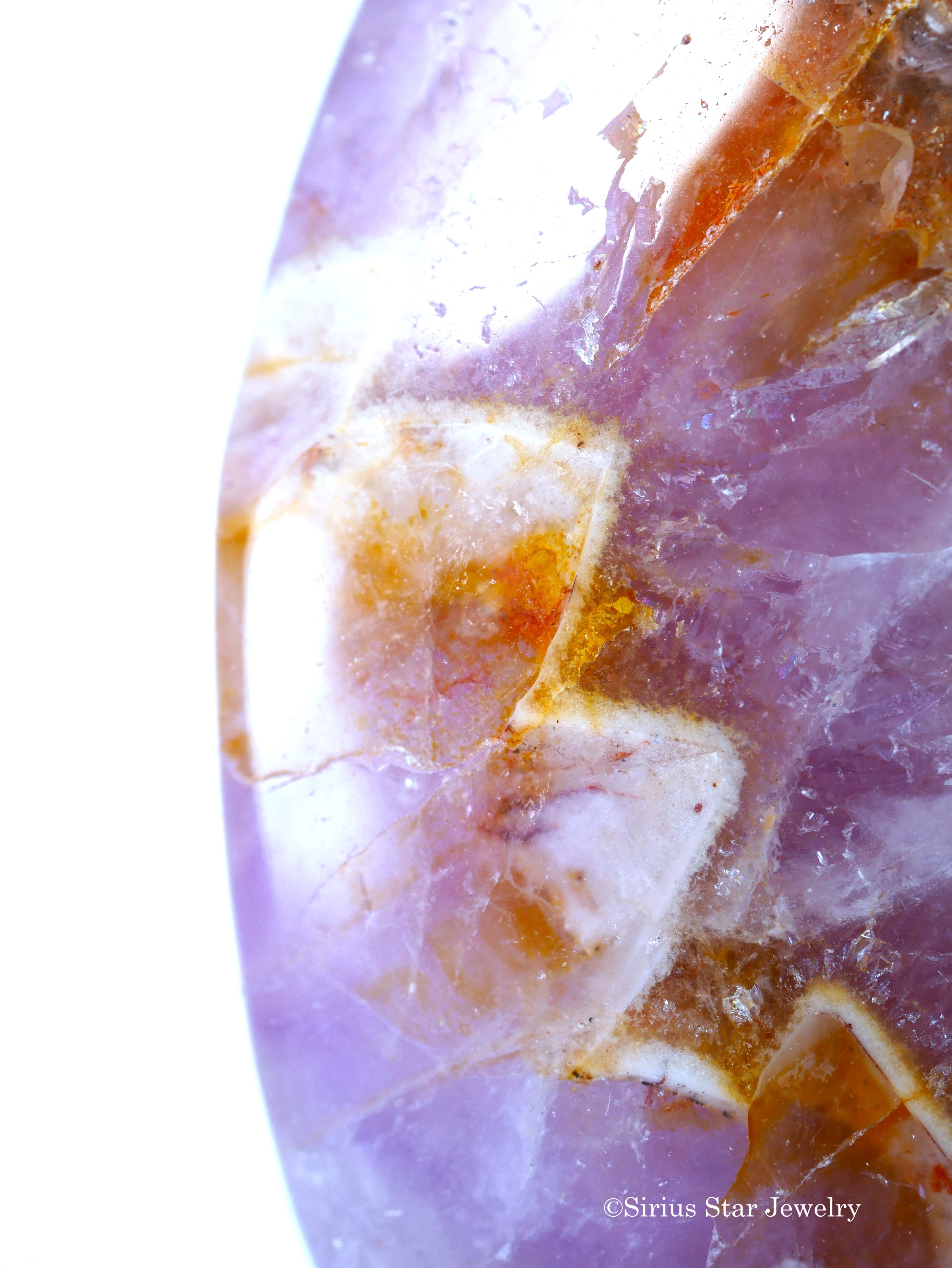 【アメジスト桜めのう】握り石　2個セット