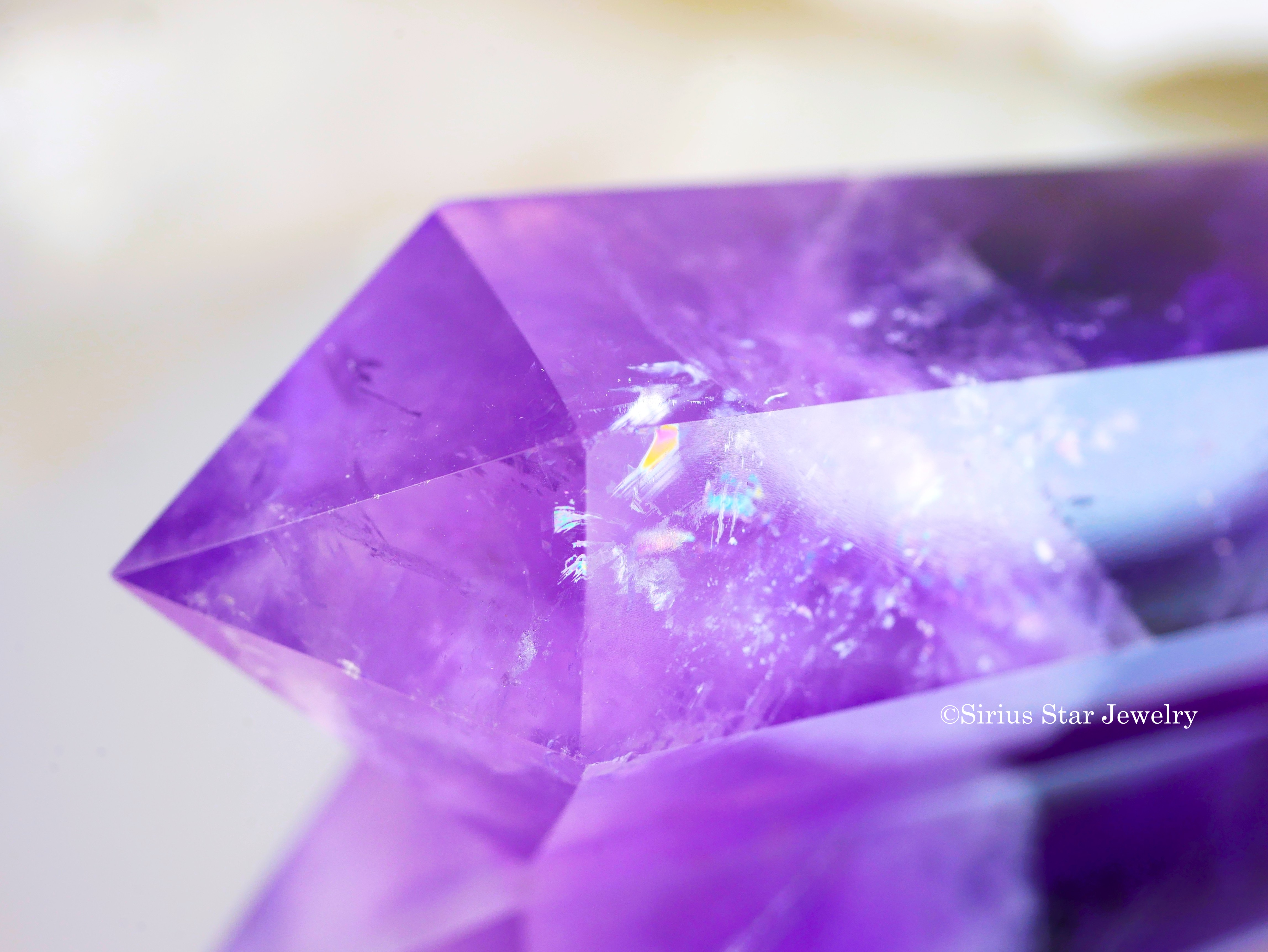 【アメジストダブルポイント】2本セット