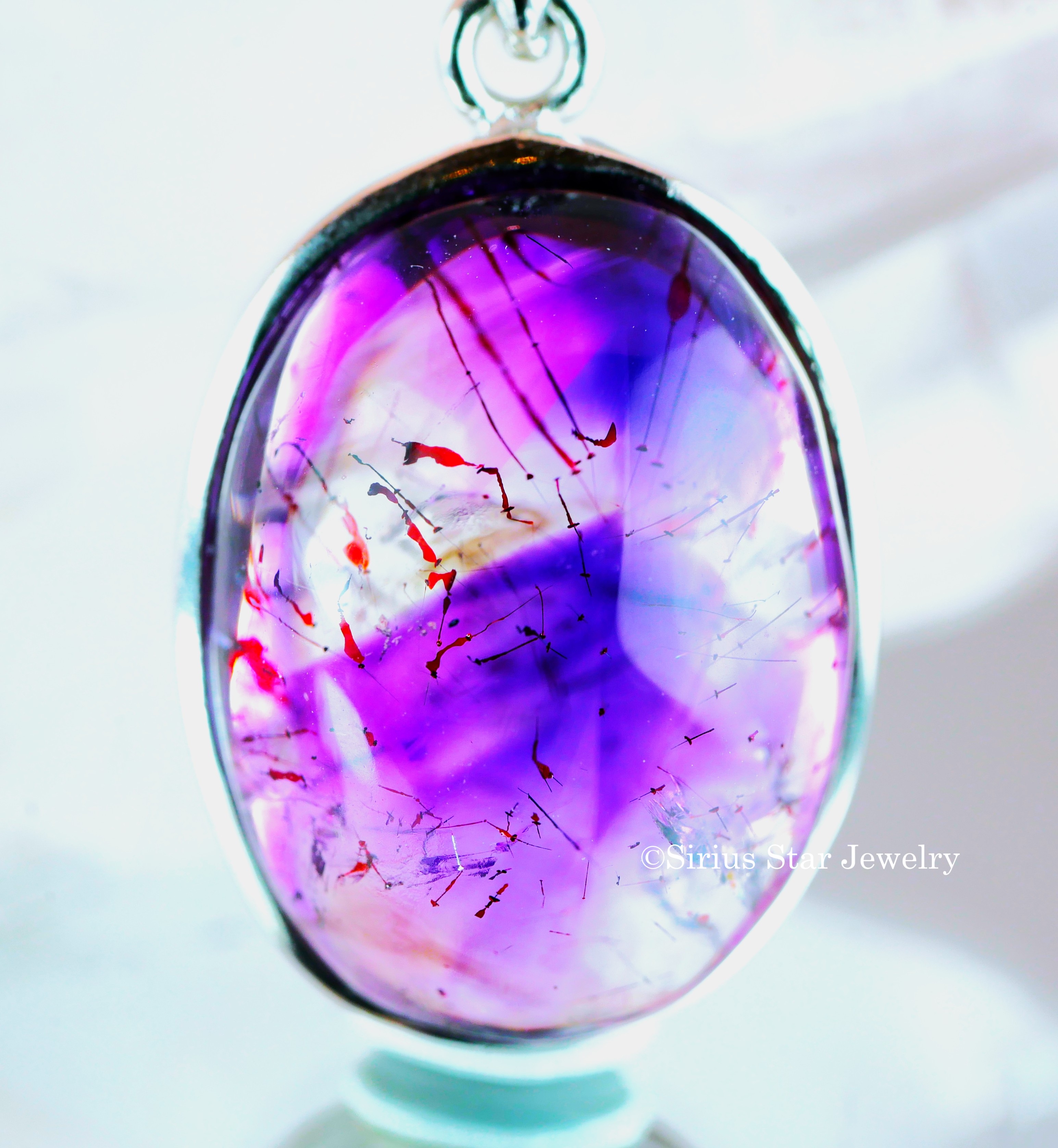 【5Aスーパーセブンペンダント】オーバル