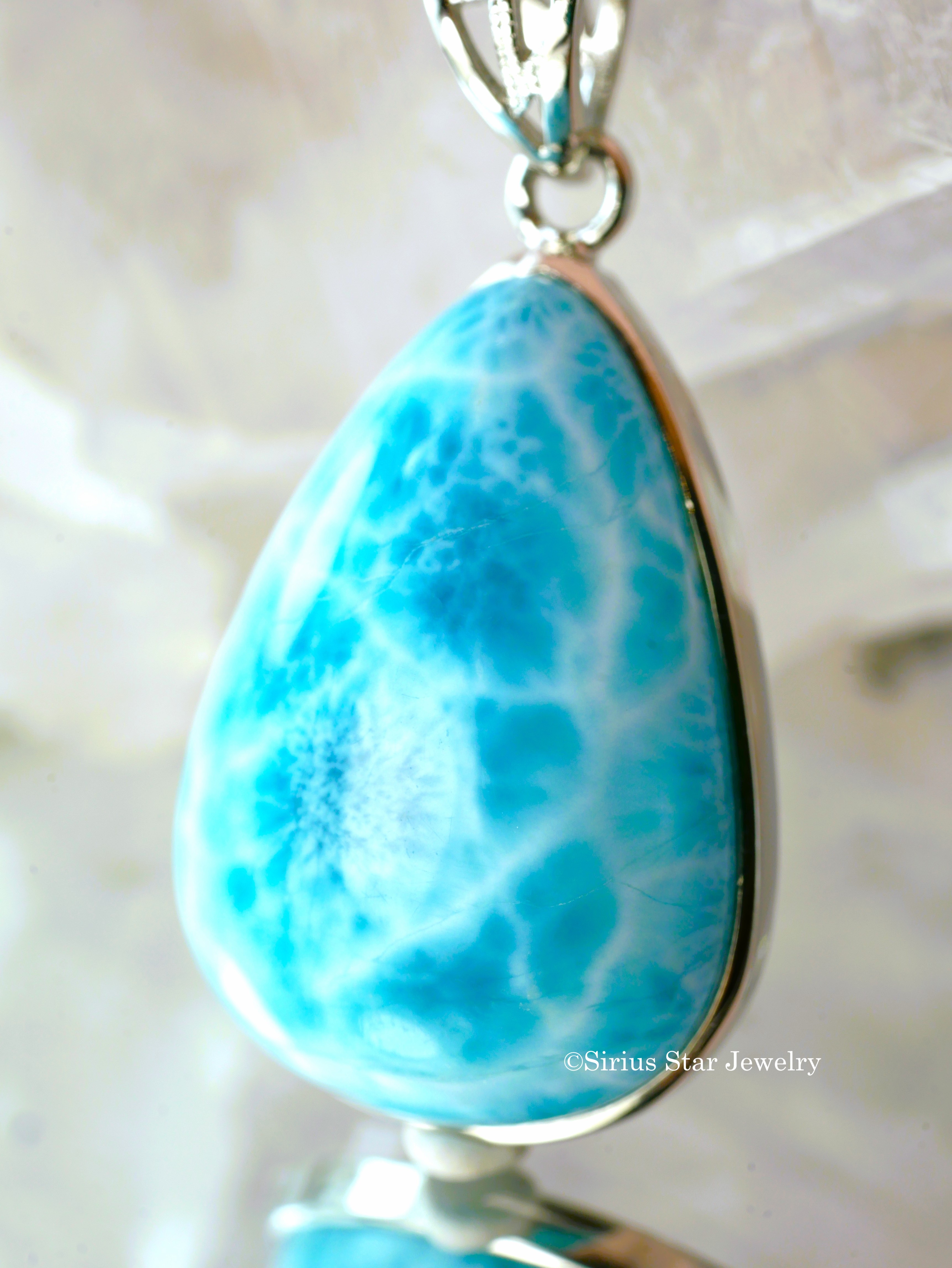 愛と奇跡のラリマーペンダント（7A）　