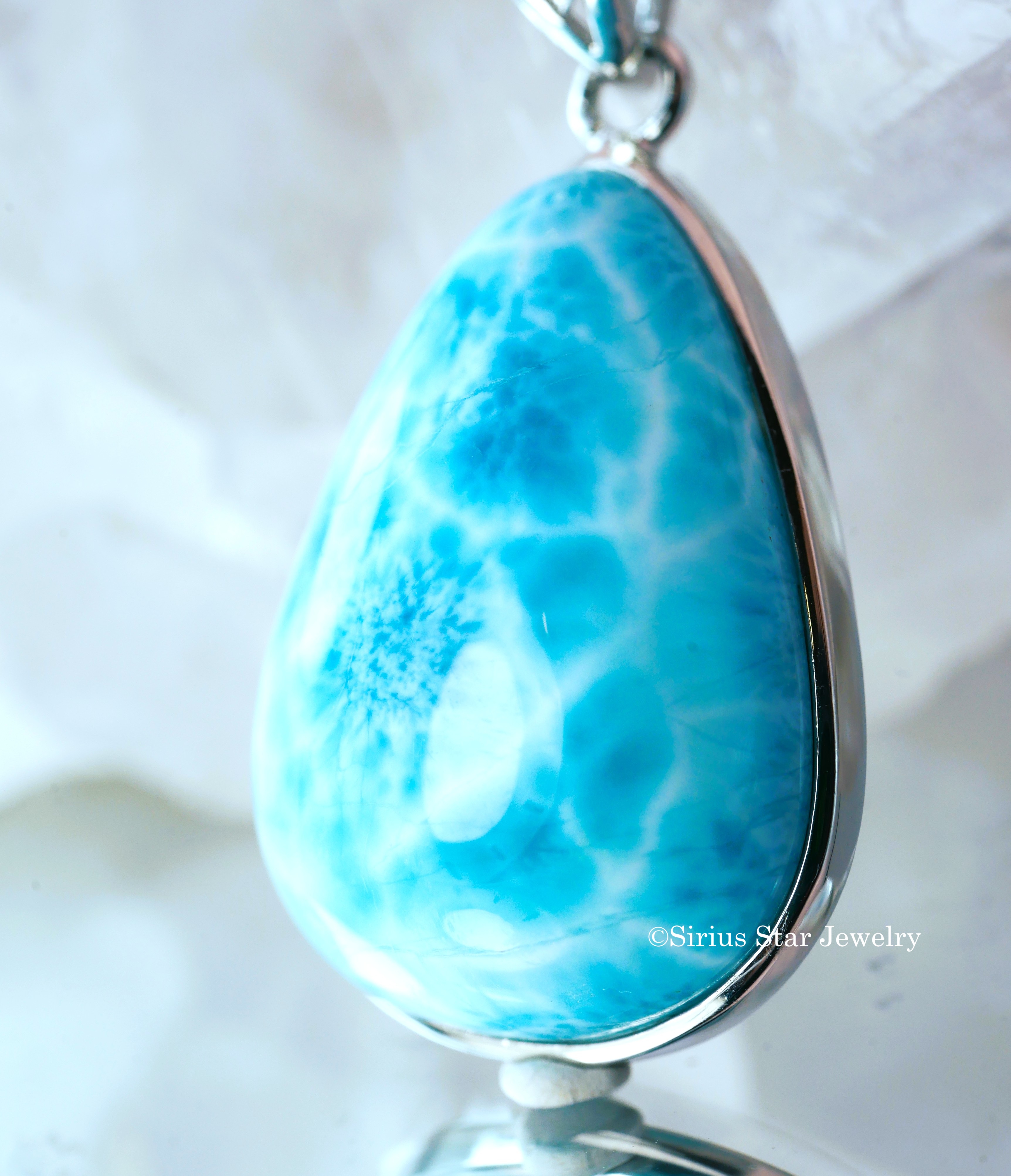 愛と奇跡のラリマーペンダント（7A）　