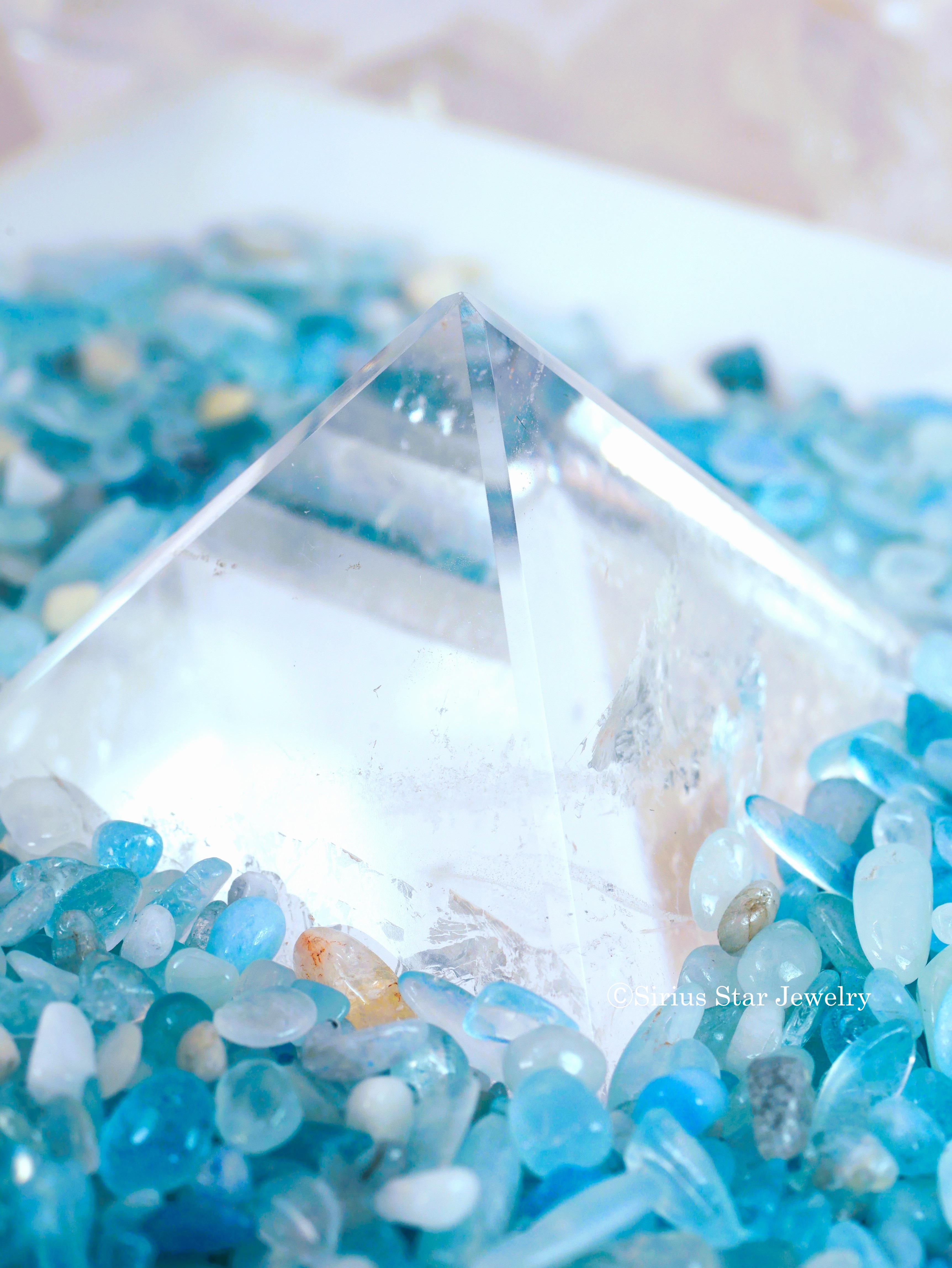 ピラミッドエナジープレート/ラージ【アクアマリンヴァージョン】