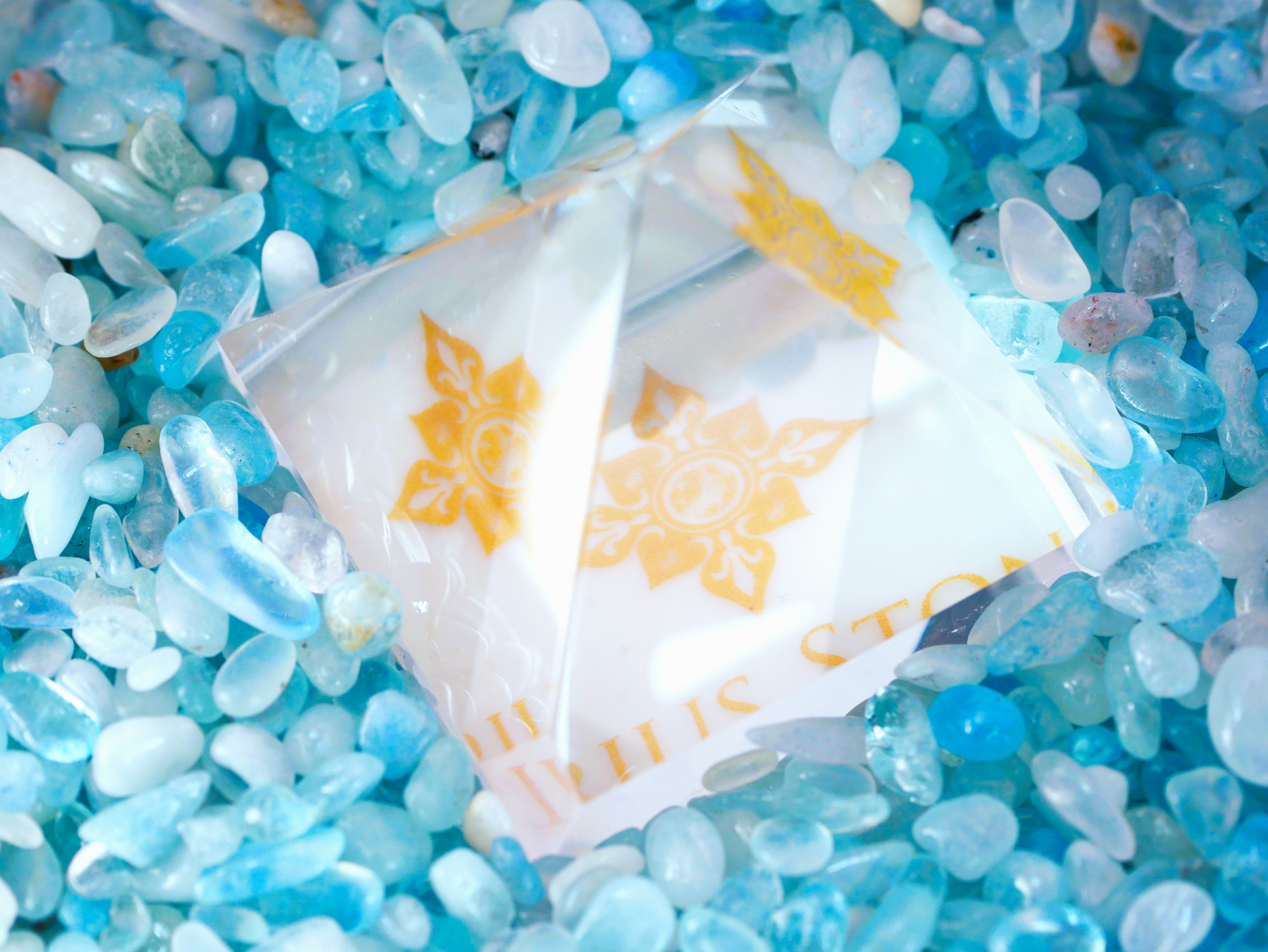 ピラミッドエナジープレート/スモール【アクアマリンヴァージョン】