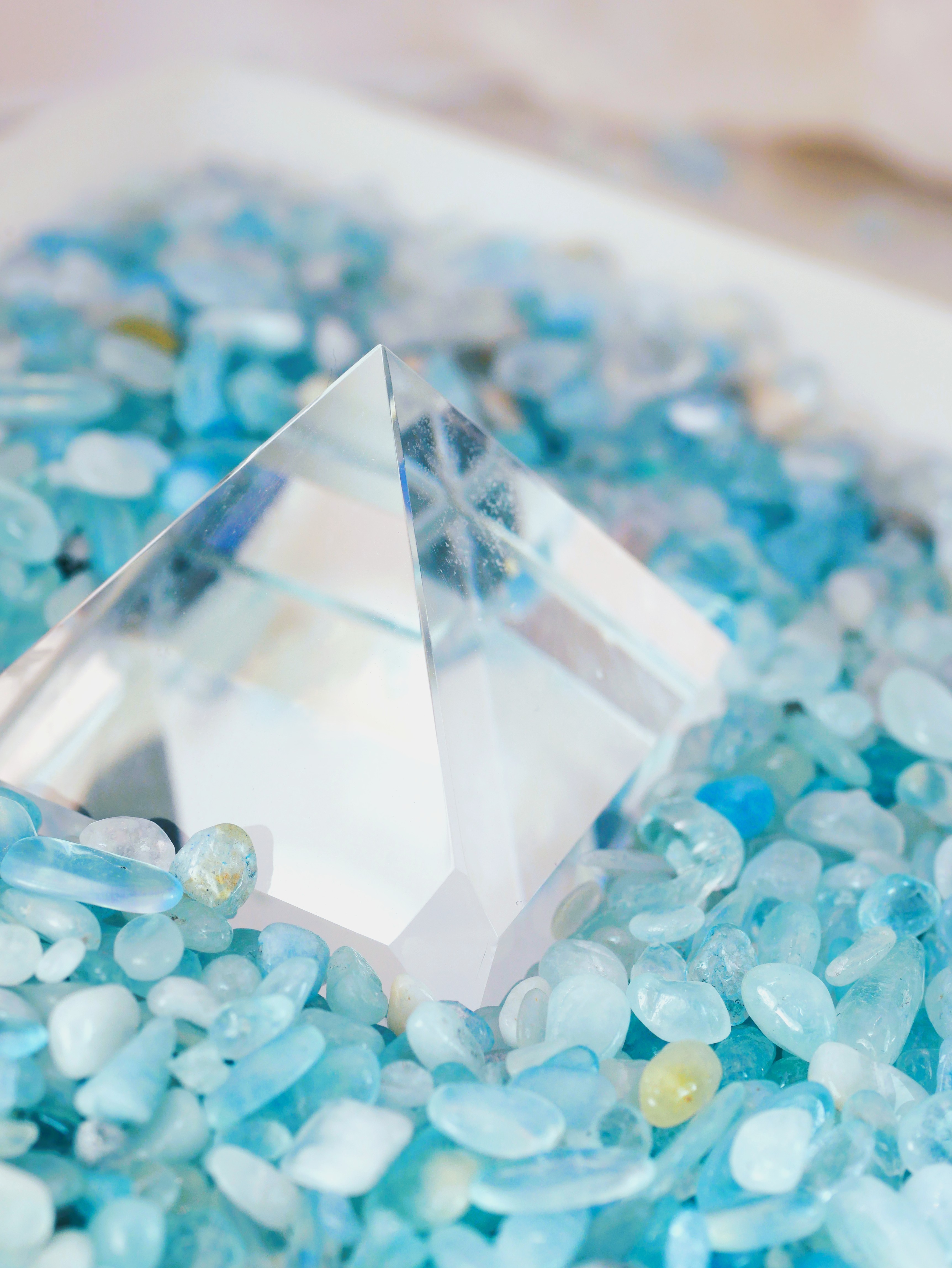 ピラミッドエナジープレート/スモール【アクアマリンヴァージョン】